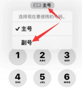 八公山苹果14维修店分享iPhone 14 Pro Max使用副卡打电话的方法 