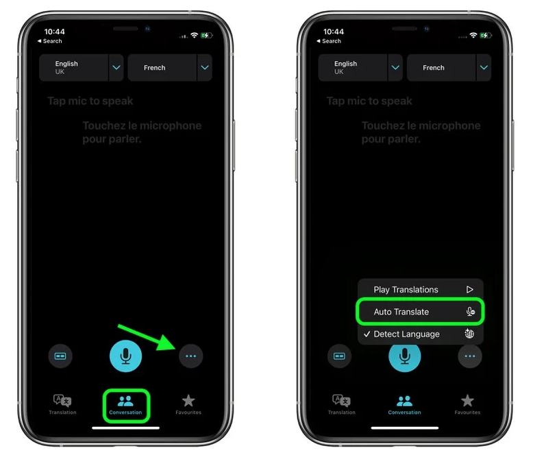 八公山苹果手机维修分享iOS 15 “翻译” App 新改进 