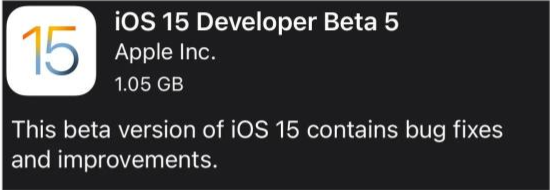 八公山苹果手机维修分享如何升级到iOS15.0 beta5 